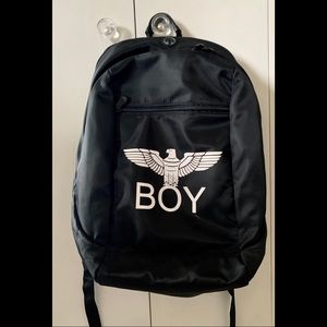 BOY LONDON logo laptop backpack